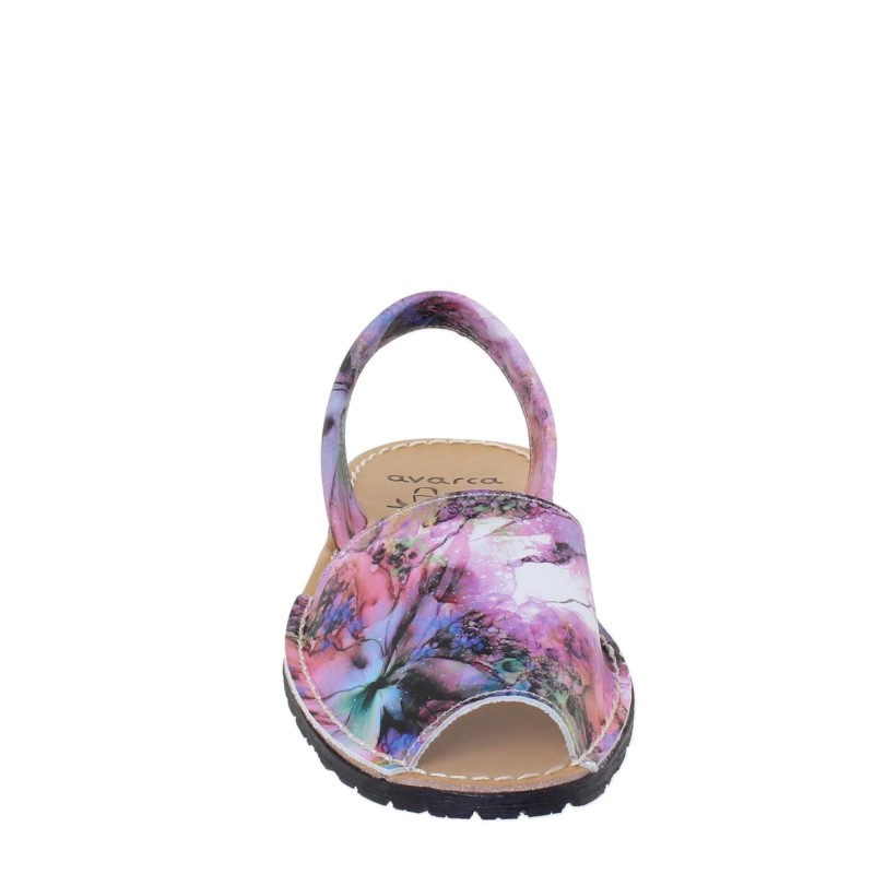 457AV - Menorquina Plana Mujer Multicolor