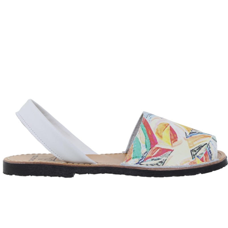 6020518AV - Menorquina Plana Mujer Multicolor