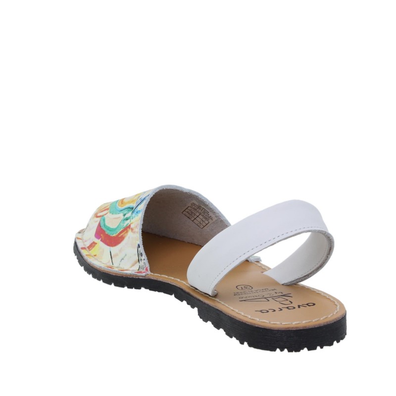 6020518AV - Menorquina Plana Mujer Multicolor
