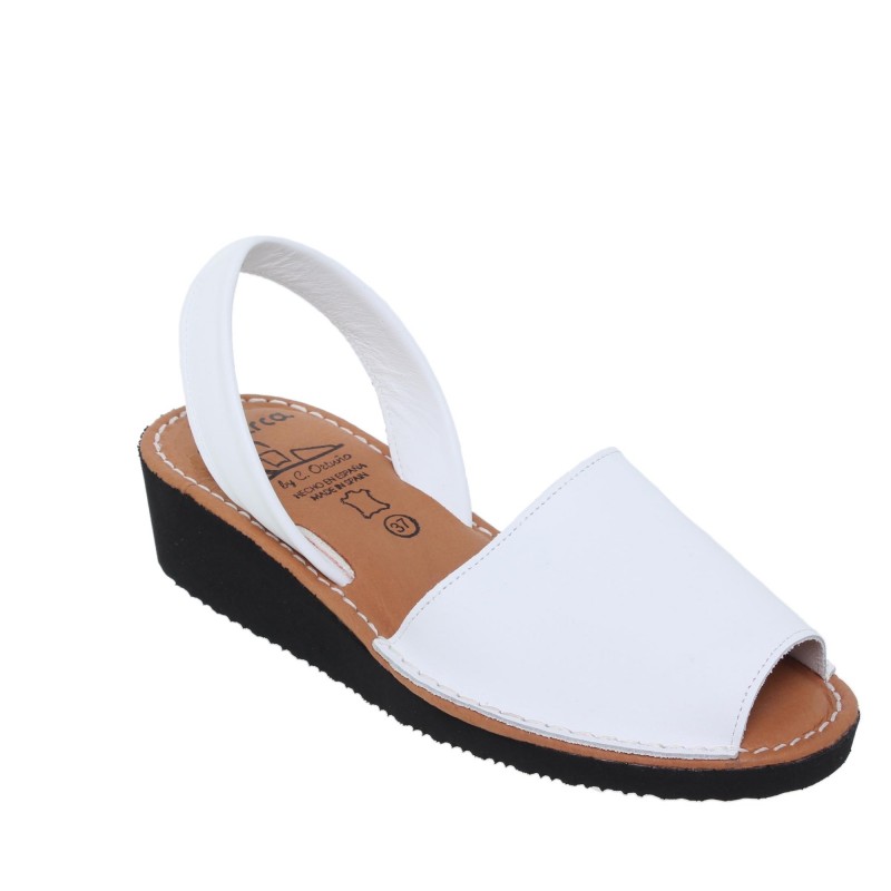82602211AV - Menorquina Cuña Mujer Blanco