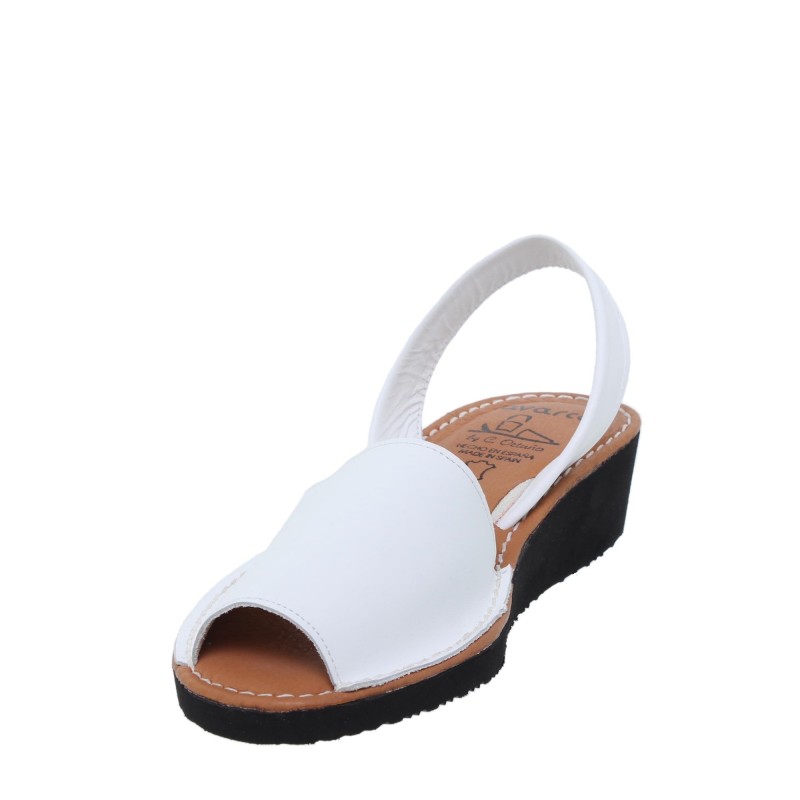 82602211AV - Menorquina Cuña Mujer Blanco