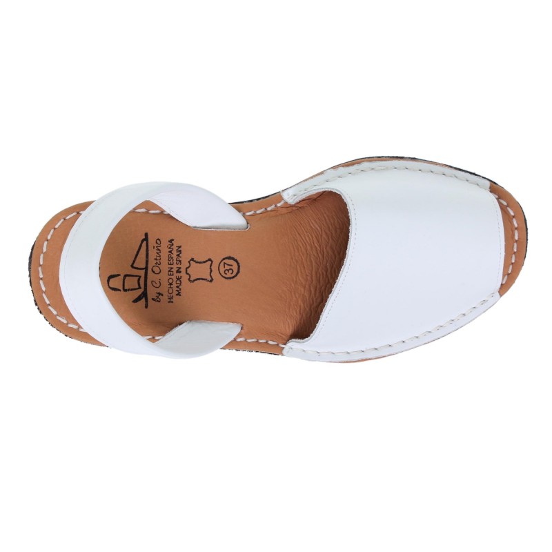 82602211AV - Menorquina Cuña Mujer Blanco