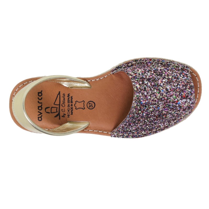 848015275AV - Menorquina Plana Mujer Multicolor