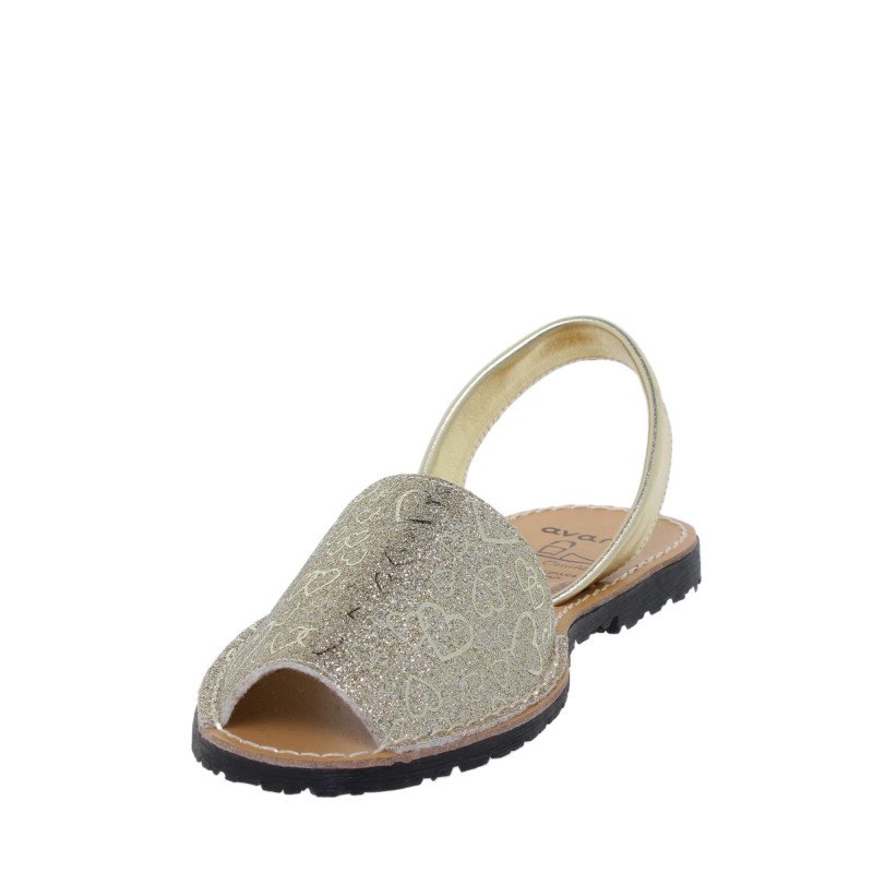 9390496AV - Menorquina Plana Mujer Platino