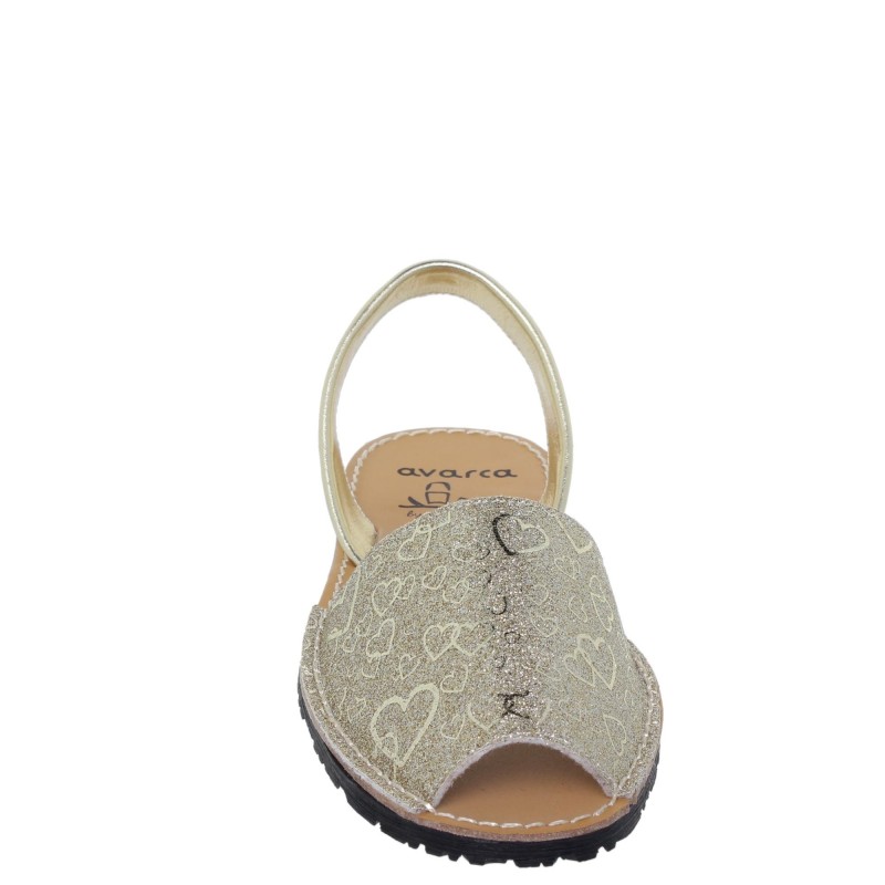 9390496AV - Menorquina Plana Mujer Platino