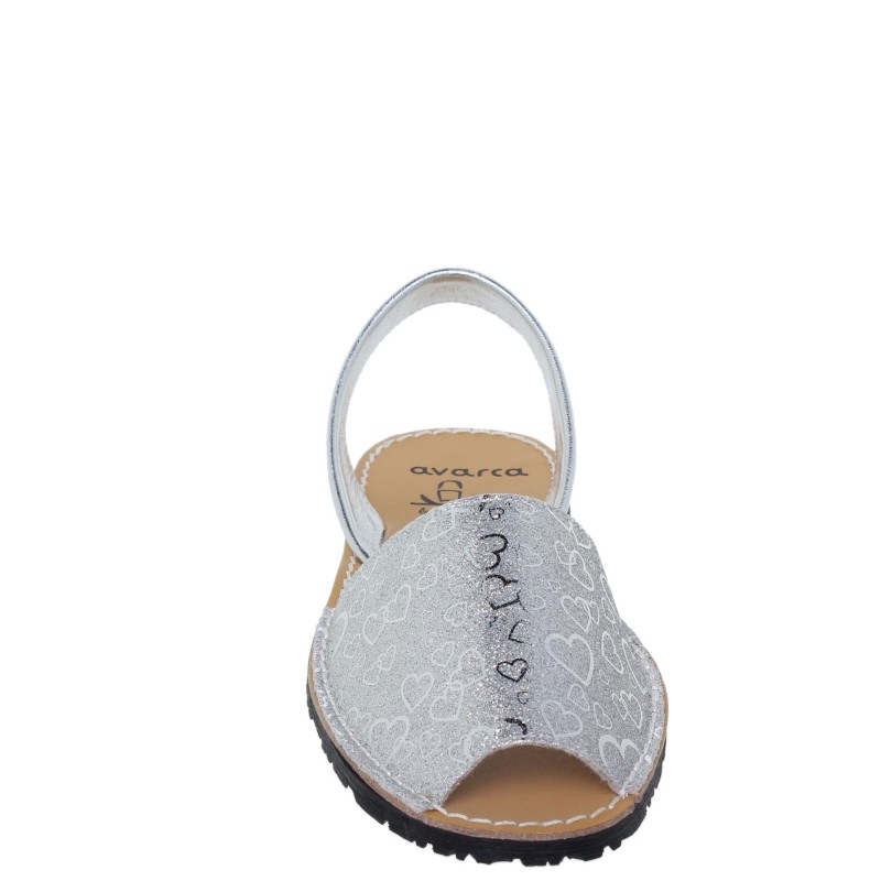 9390496AV - Menorquina Plana Mujer Plata