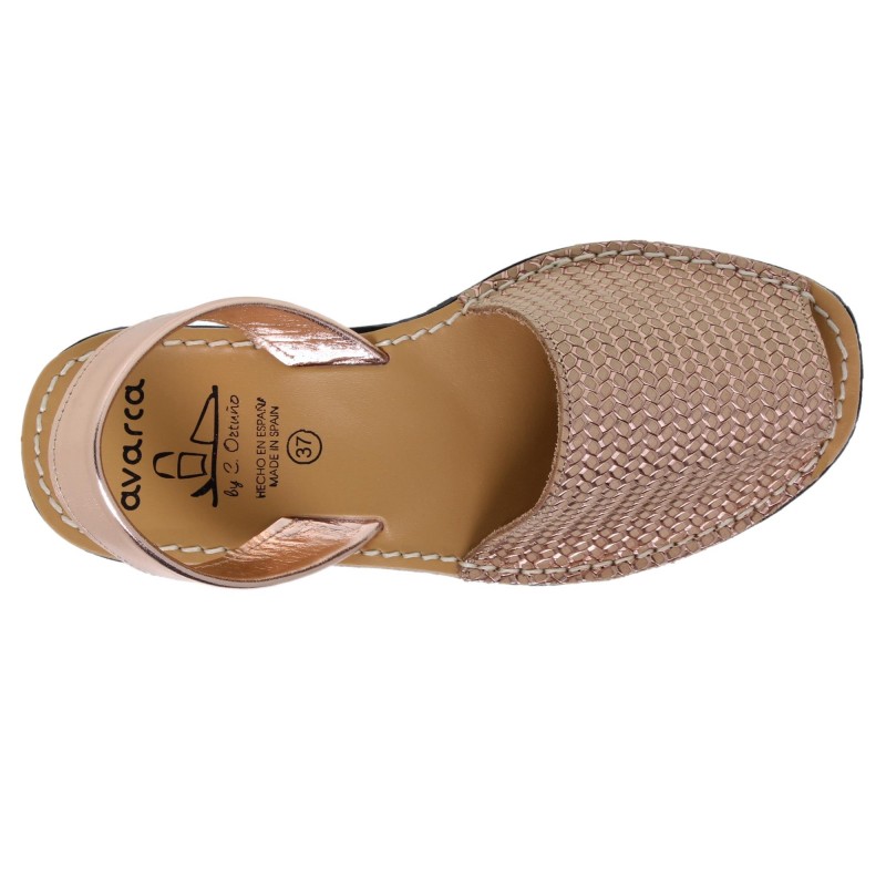 8710522AV - Menorquina Plana Mujer Rosa