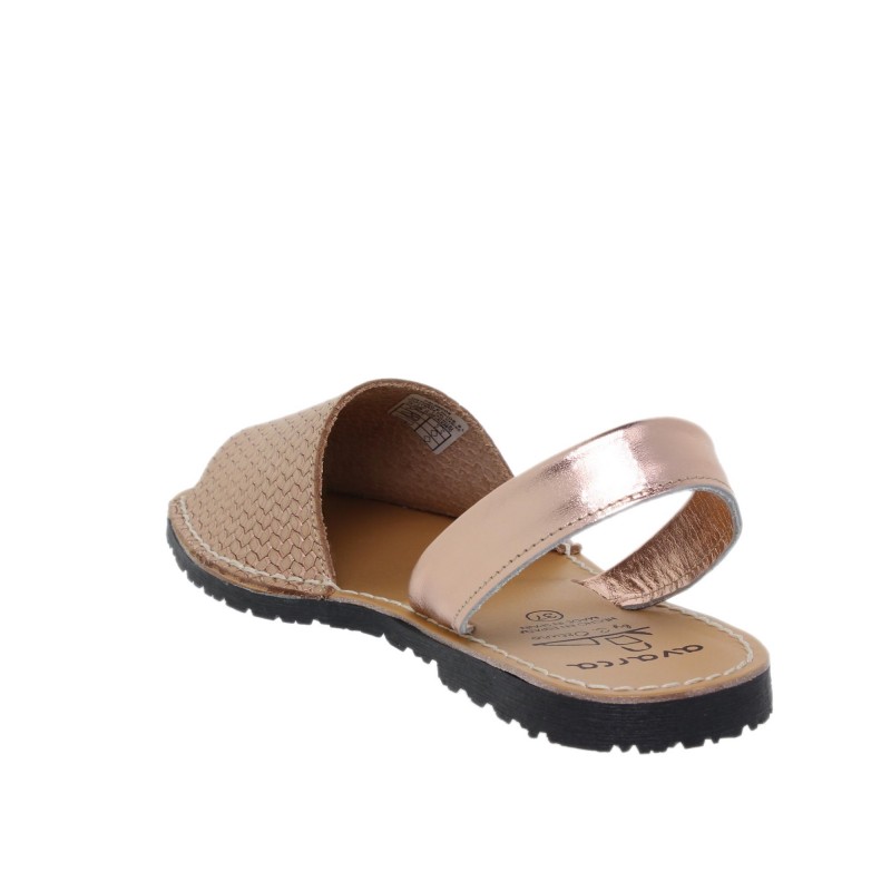 8710522AV - Menorquina Plana Mujer Rosa