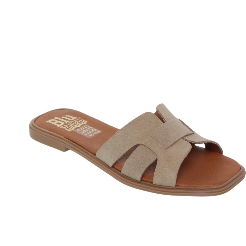 62102401BLU - Sandalia Señora Piel Taupe