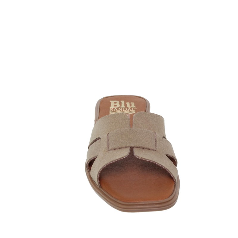 62102401BLU - Sandalia Señora Piel Taupe