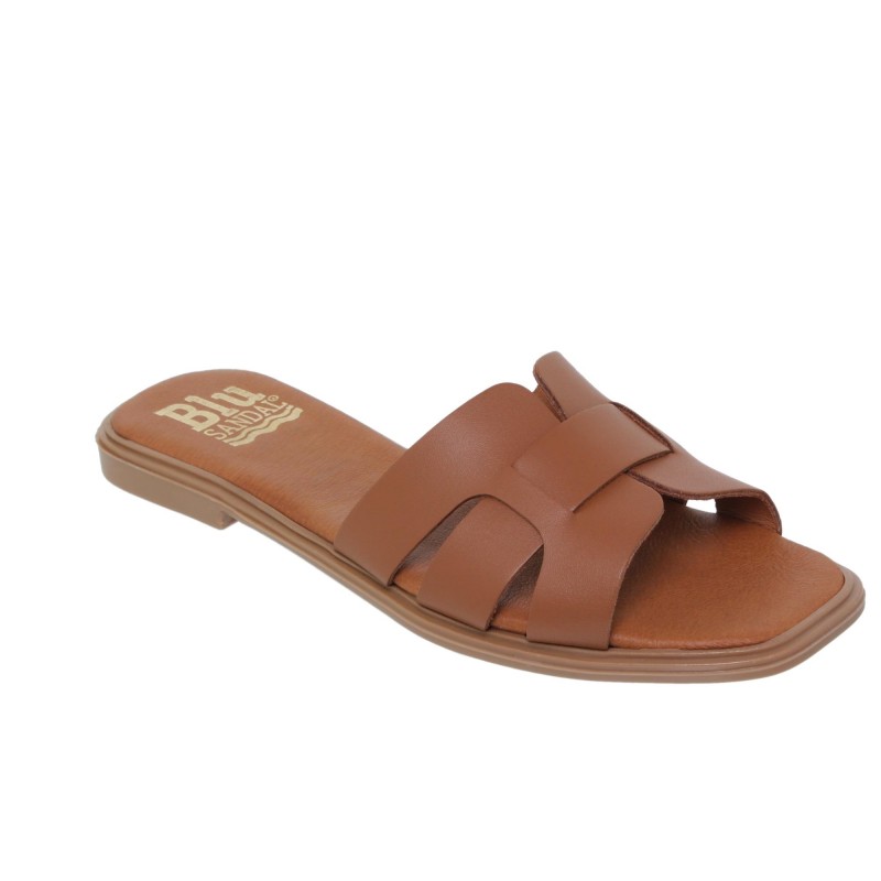 62102401BLU - Sandalia Señora Piel Cuero