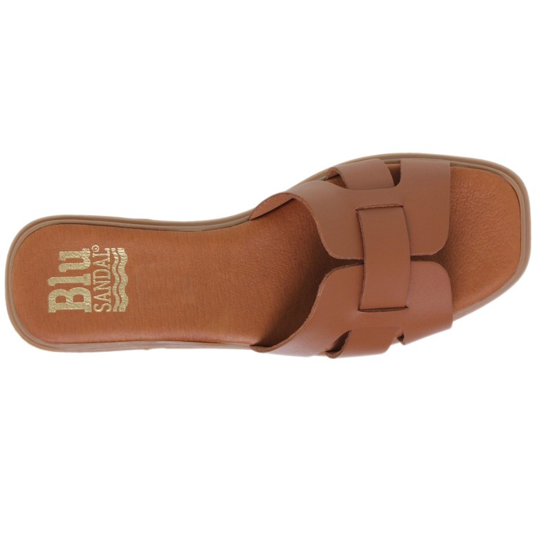 62102401BLU - Sandalia Señora Piel Cuero