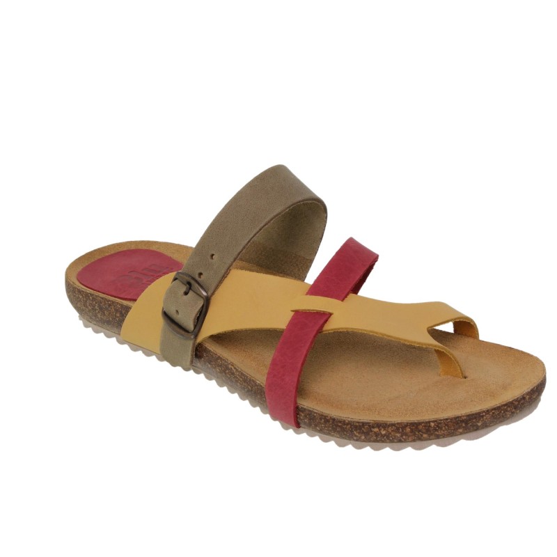 42108930BLU - Sandalia Señora Piel Multicolor