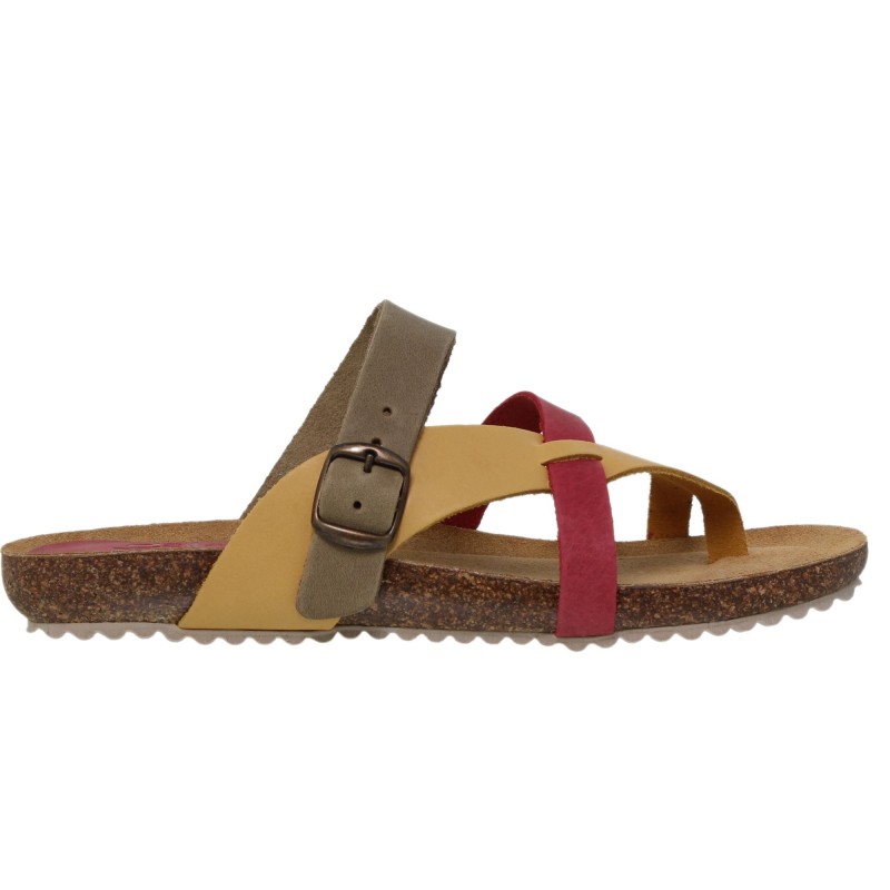 42108930BLU - Sandalia Señora Piel Multicolor