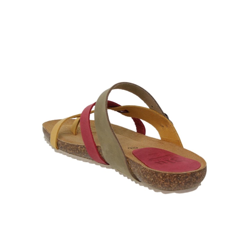 42108930BLU - Sandalia Señora Piel Multicolor