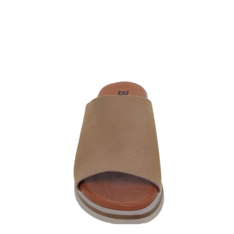 582026900BLU - Sandalia Cuña Mujer Beig